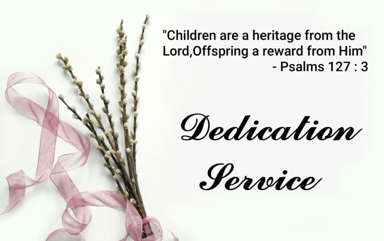Child Dedication Service